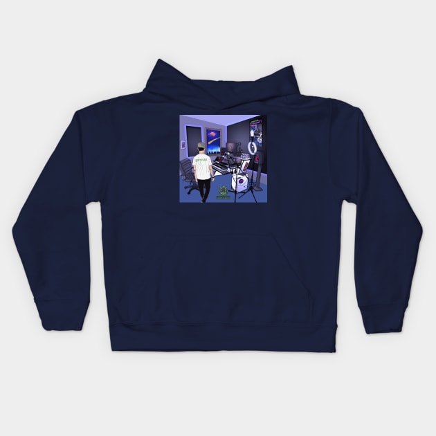 My Studio Space Volume 1 Kids Hoodie by J. Augustus